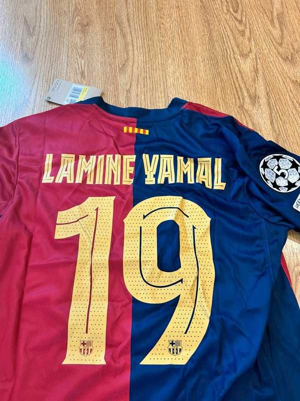 Oddychający/Wchłaniaćpot/Koszulka Barcelona'Lewandowskiego_r.3XL