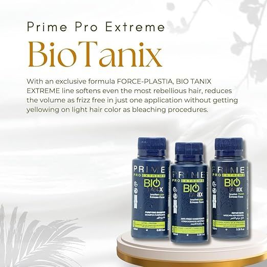 prime bio tanix brazilian zestaw do włosów wygładzający 3w1 x