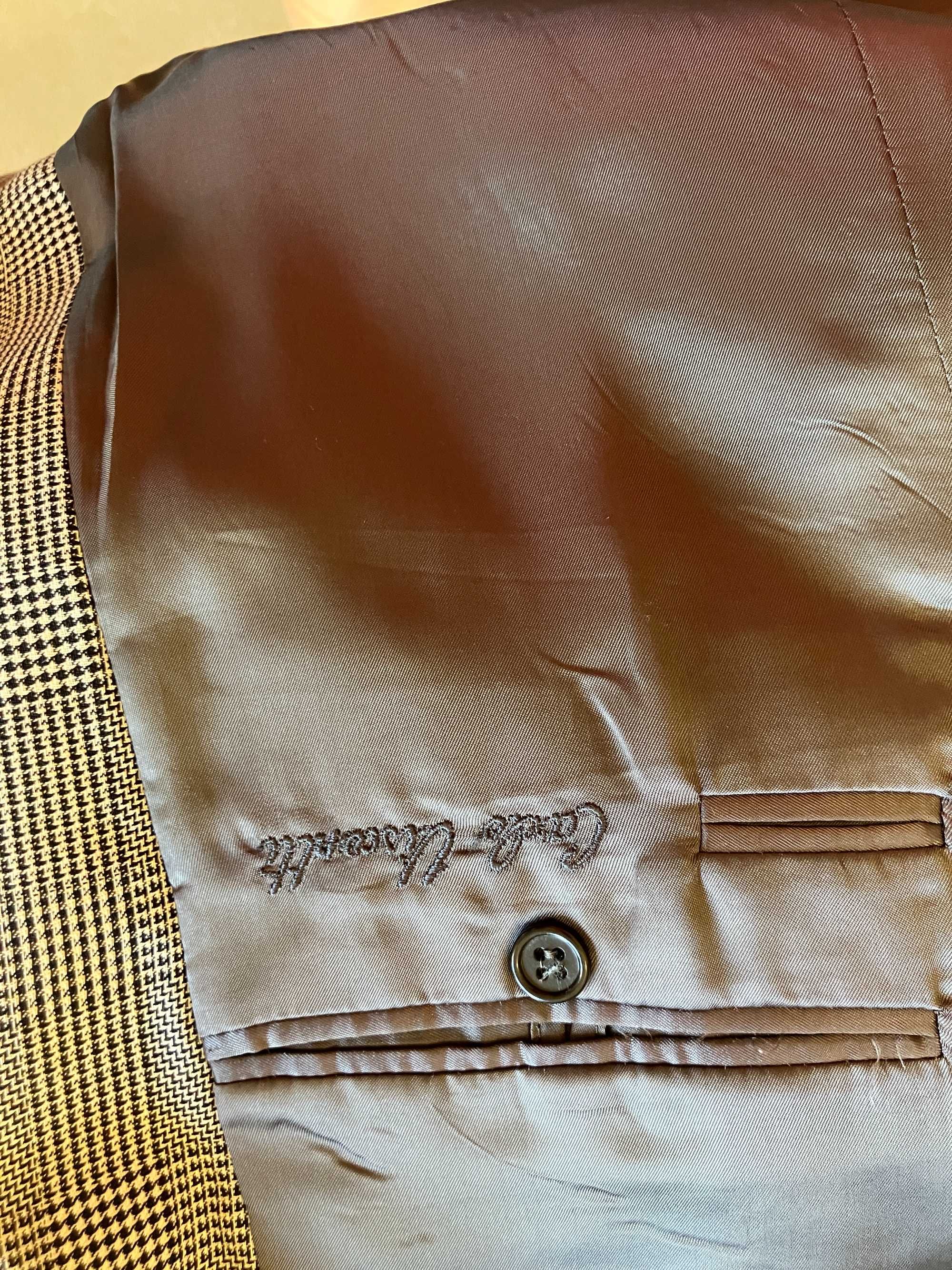 Blazer de Xadrez em sarja 46 / XL