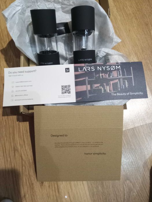 Ręczne młynki do ziół i soli Lars Nysom