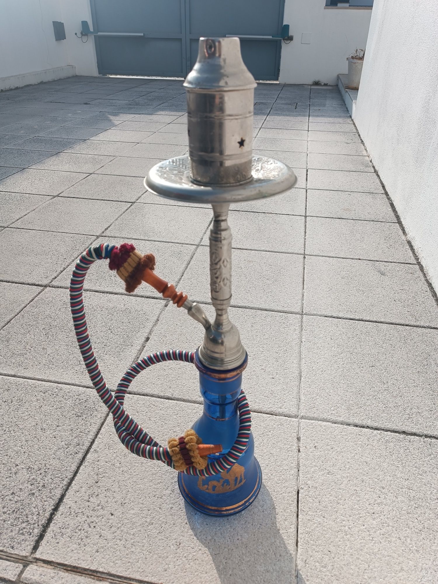 Cachimbo de água azul