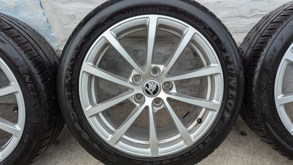 Колеса/шини в зборі диски  R17 ковані Audi А4 В9 2019 /Skoda А5/7/Golf