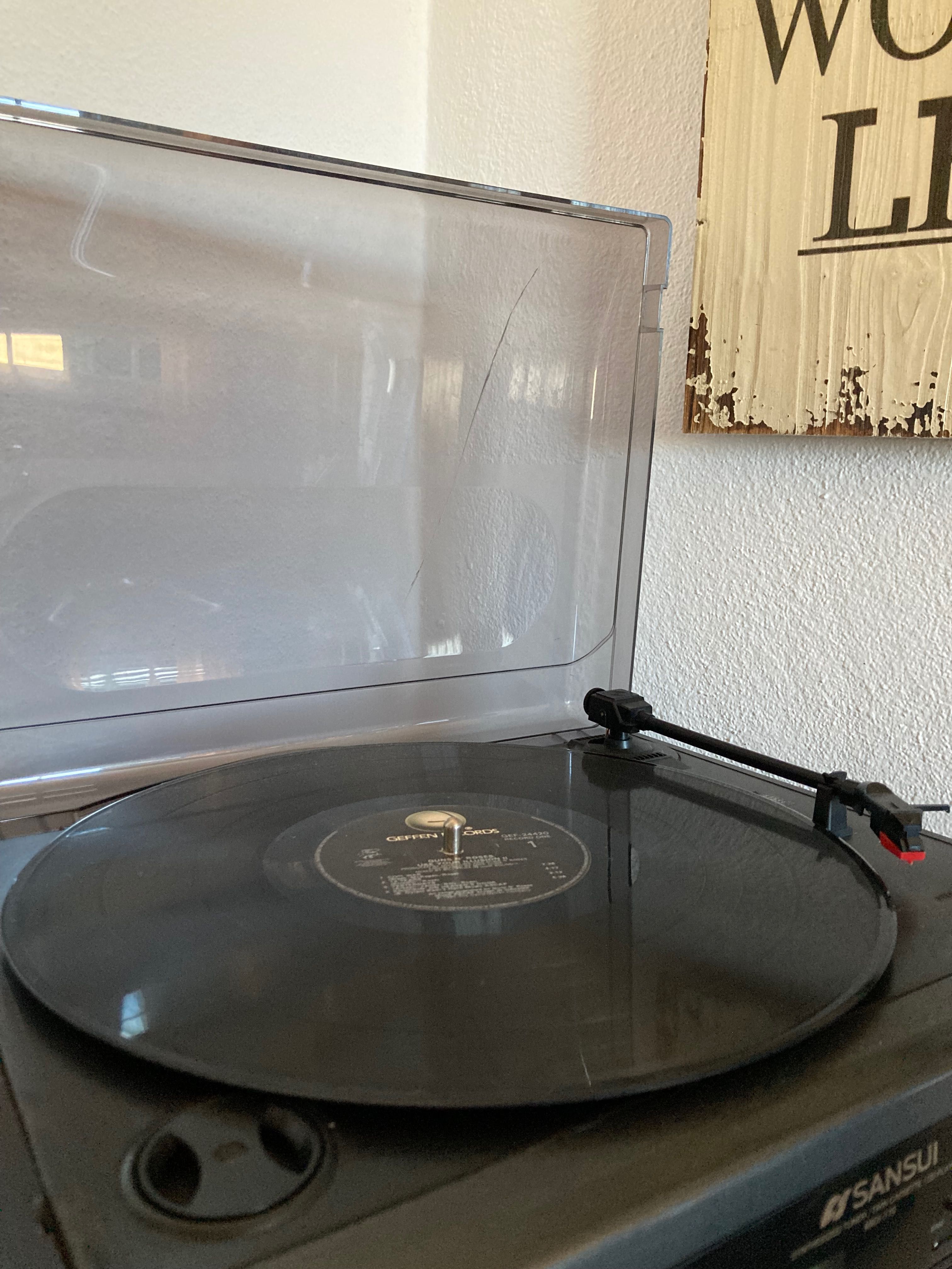 Aparelhagem rádio, leitor cd, cassete e vinil Sansui