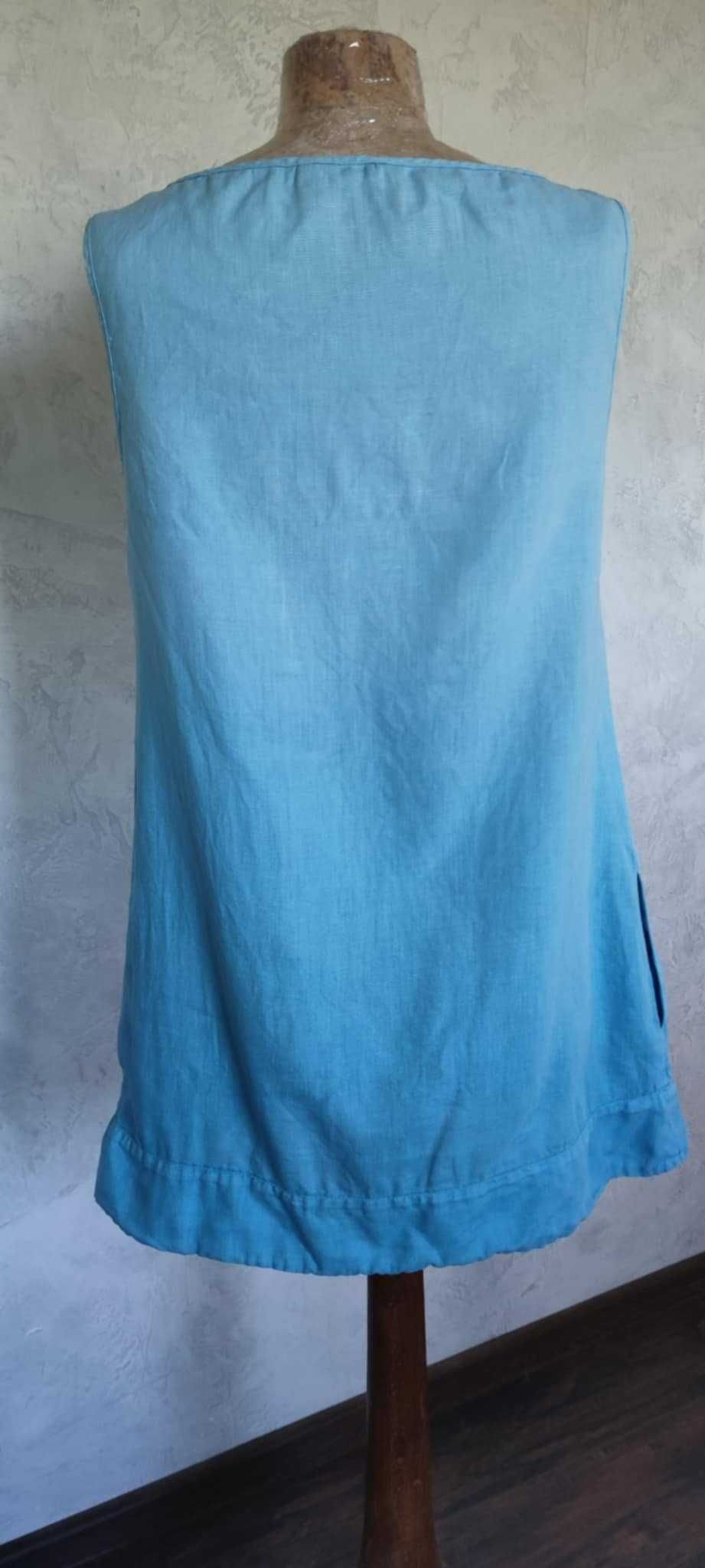 TATUUM 100% len sukienka lniana tunika r.38 / M