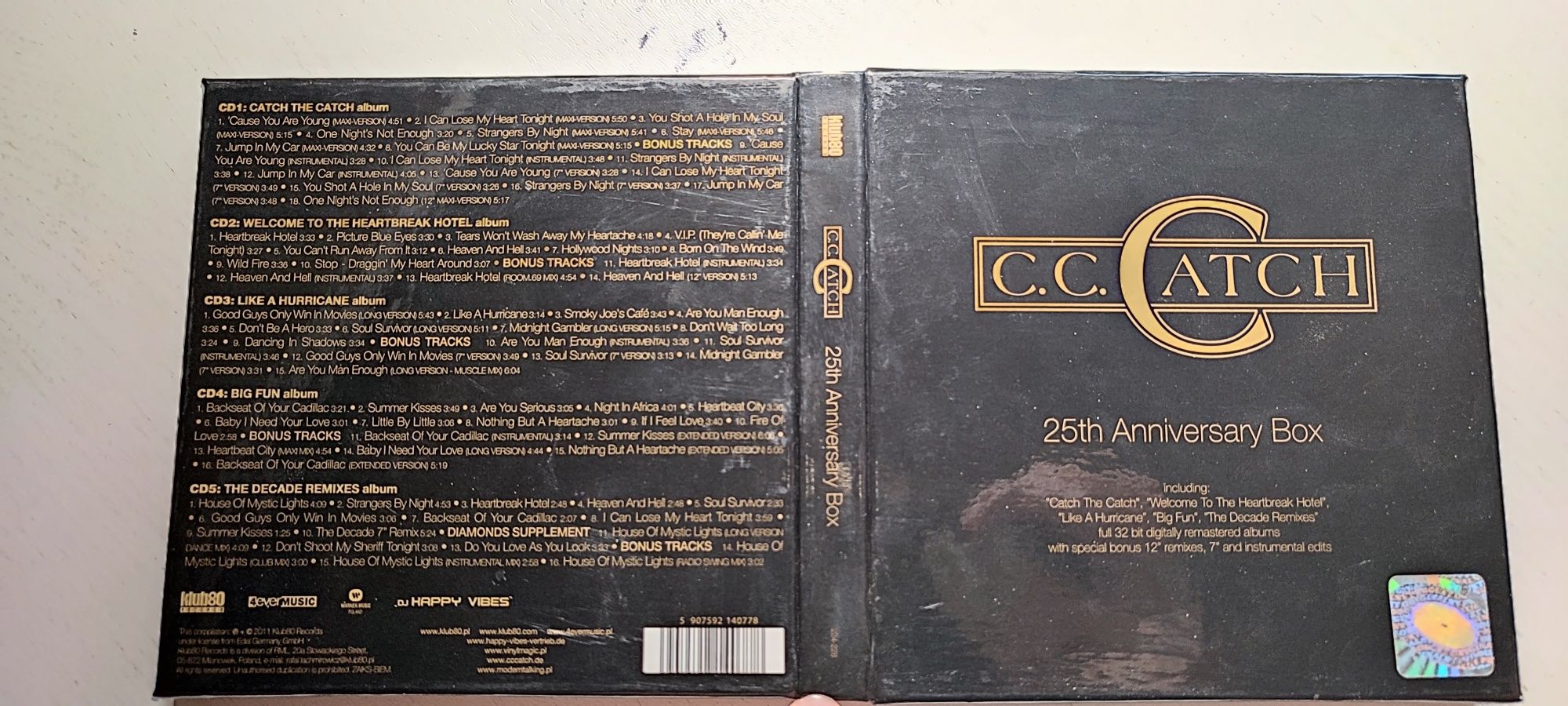C.C. Catch 25th Anniversary Box 5CD