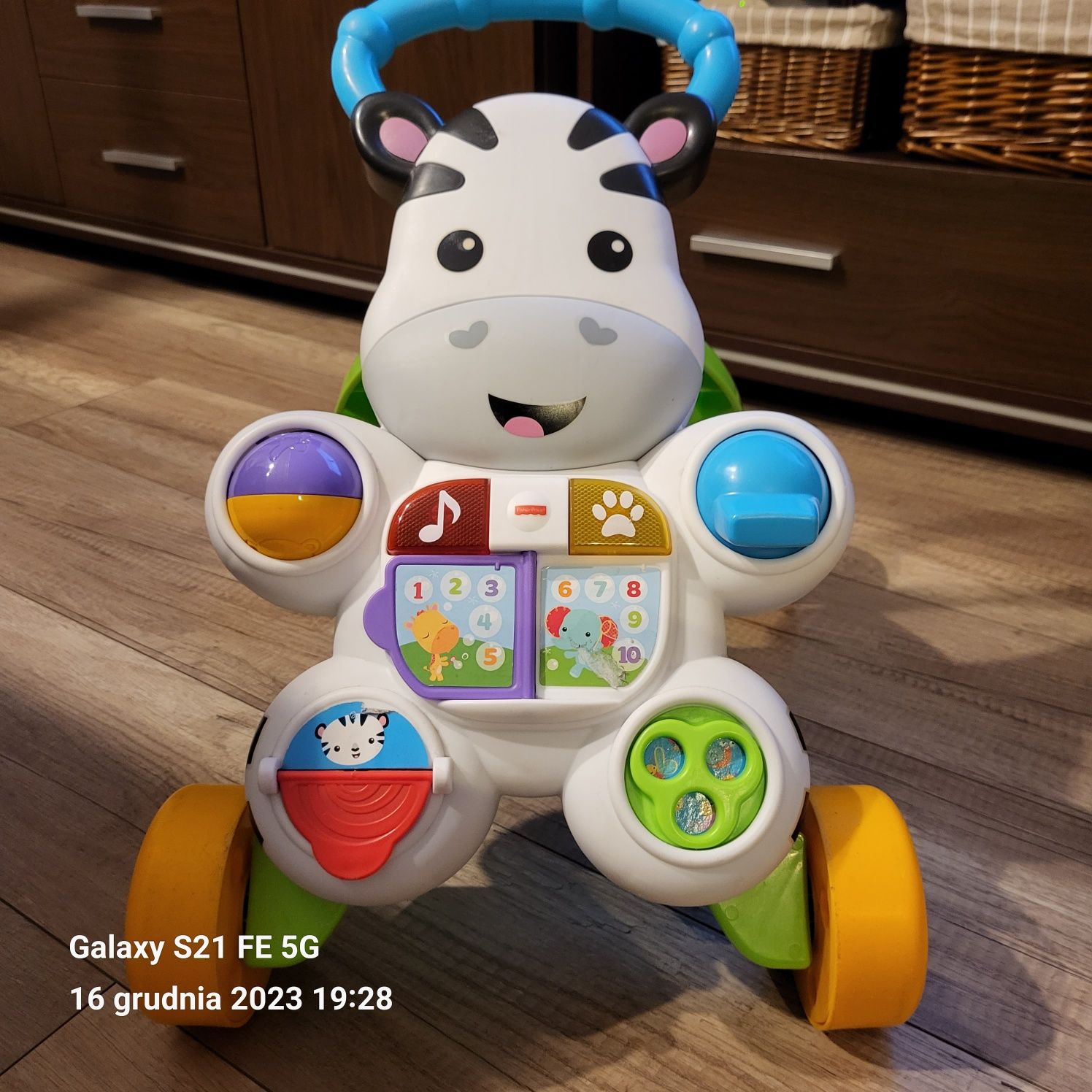 Chodzik interaktywny Fisher-Price ZEBRA