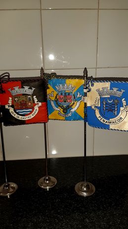 Bandeiras Estandarte de Alcobaça, Penamacor e Vila de Castro Marim