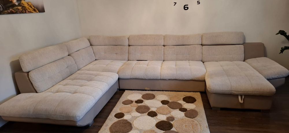 Kanapa narożna z fukncja spania