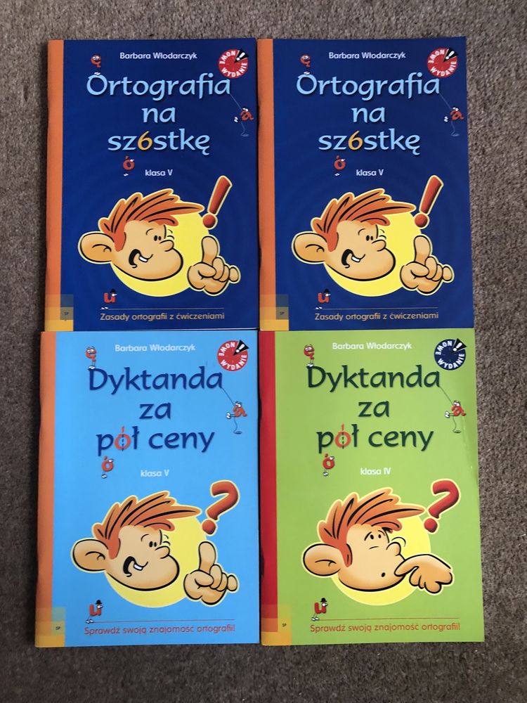 Ortografia na szóstkę, dyktanda za pół ceny - Wyd. Skrzat - nowe