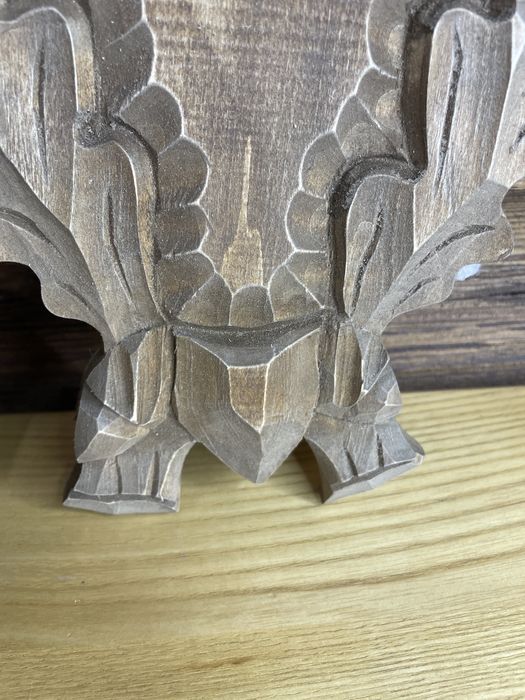 Deska pod poroże koiołka bejcowana malowana drewniana