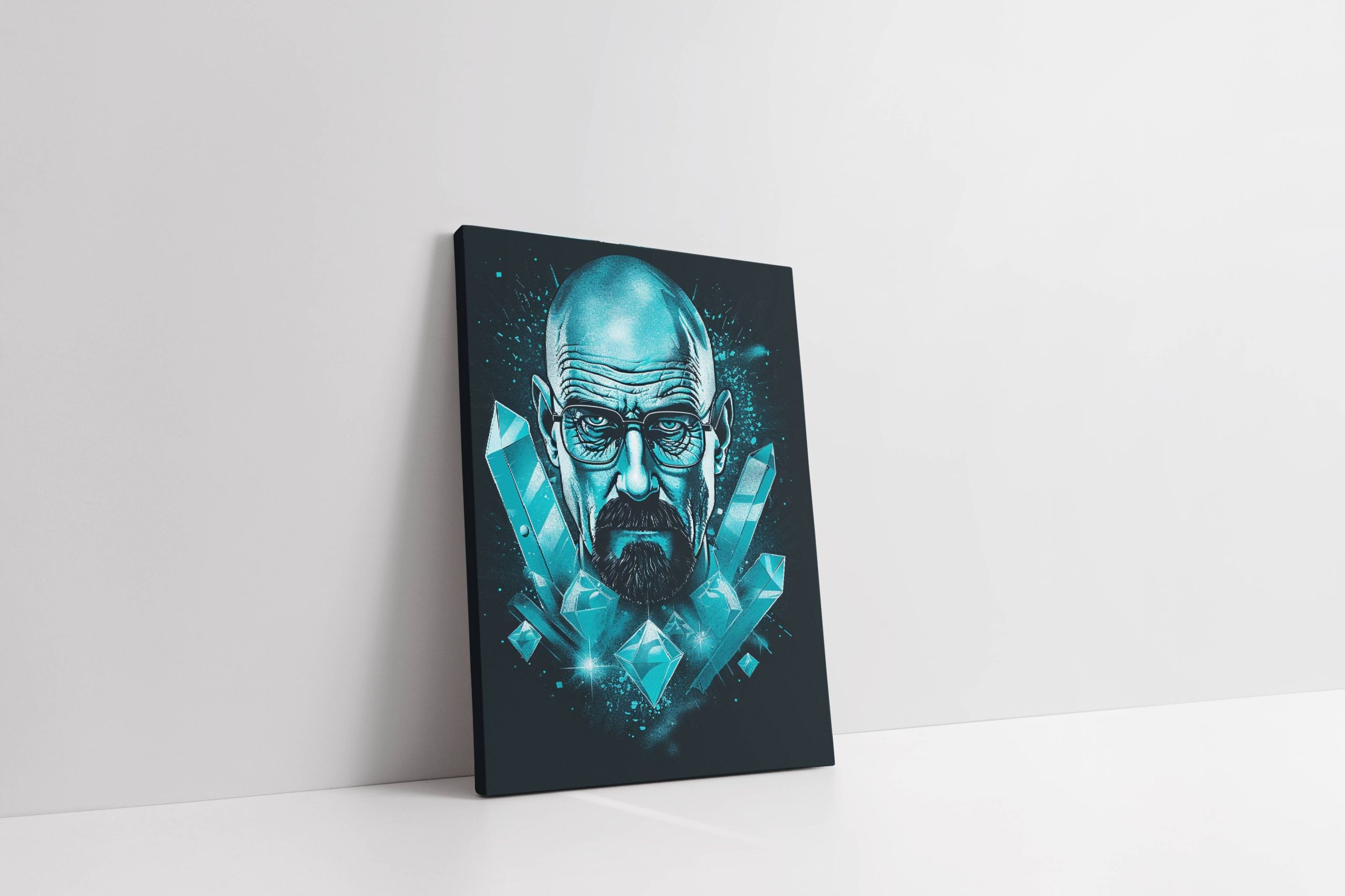 Obraz na płótnie Walter White - Mistyczny Kryształ 30x40 cm