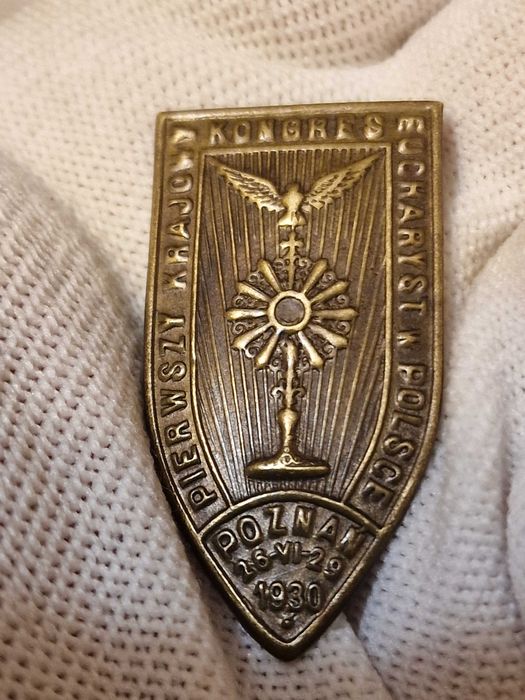 Znaczek IIRP Pierwszy Krajowy Kongres Eucharystyczny Poznań 1930