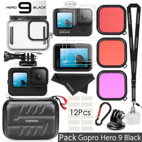 GoPro 10 Black e 9 Black - Pack Pequeno - Novo - Portes Grátis