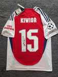 Koszulka Arsenal 24/25 JAKUB KIWIOR z autografem