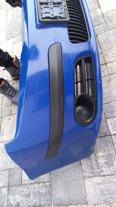 Skoda Fabia 1 lift 04-07 zderzak przod przedni niebieski 4590