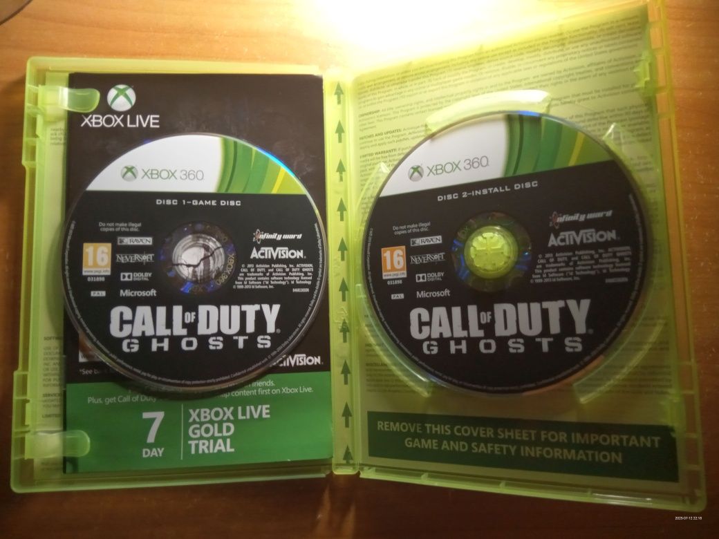 Gra ,,Call of Duty,, Xbox 360