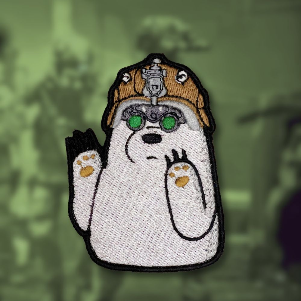 Патчі вишиті Tactical Icebear (нонстоп)