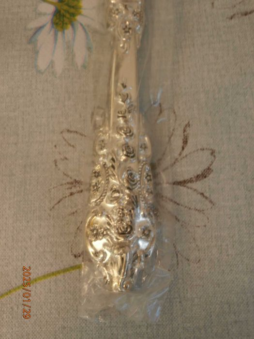 Zestaw sztućców 32 elementy stal posrebrzana / platerowana NOWY