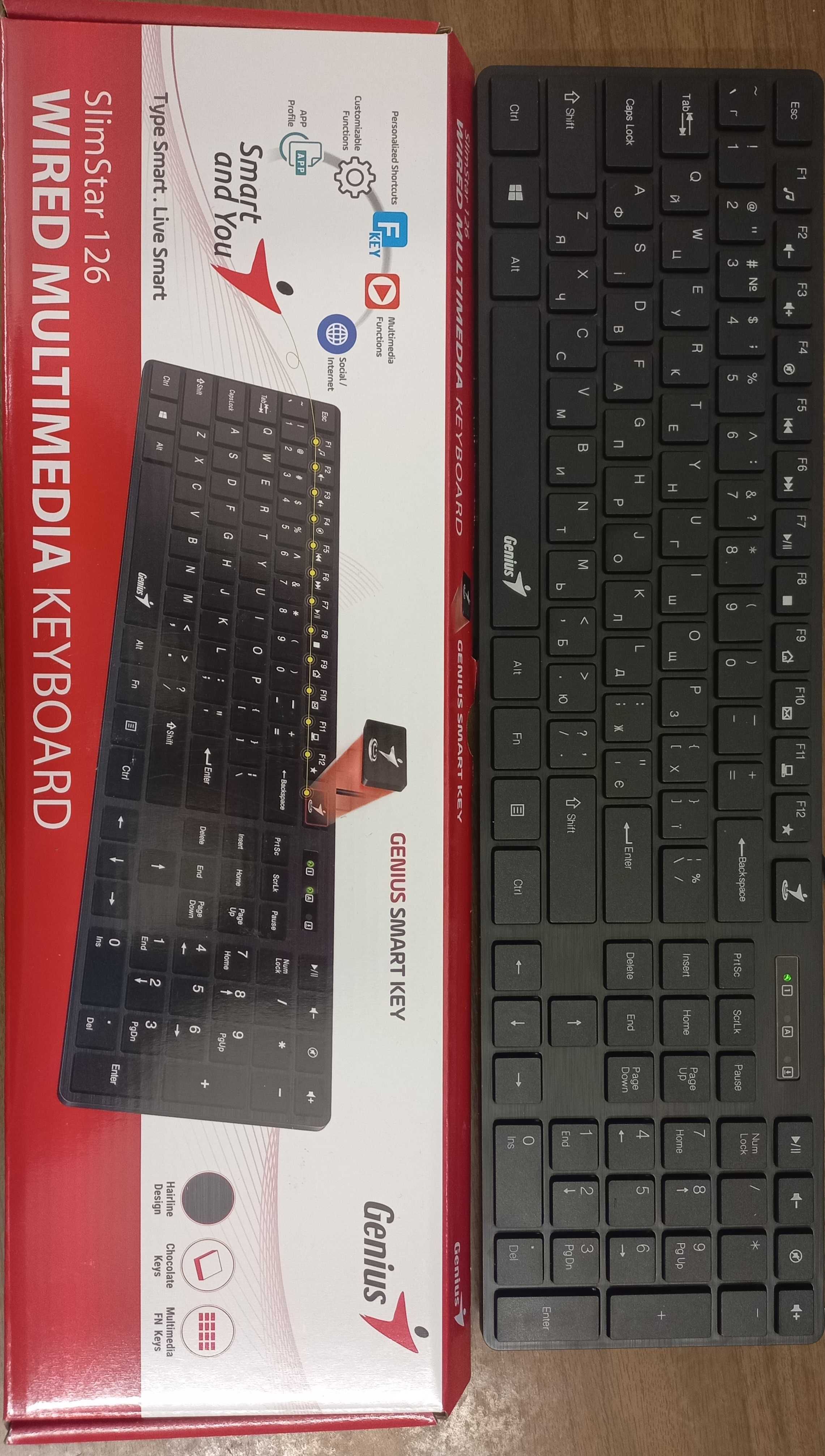 Клавіатура Genius SlimStar 126