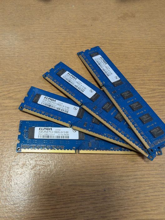 8GB Pamięć RAM Elpida 4x 2GB DDR3