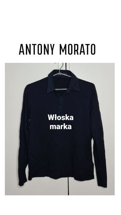 Antony Morato męskie polo z długim rękawem M Italy longsleeve casual