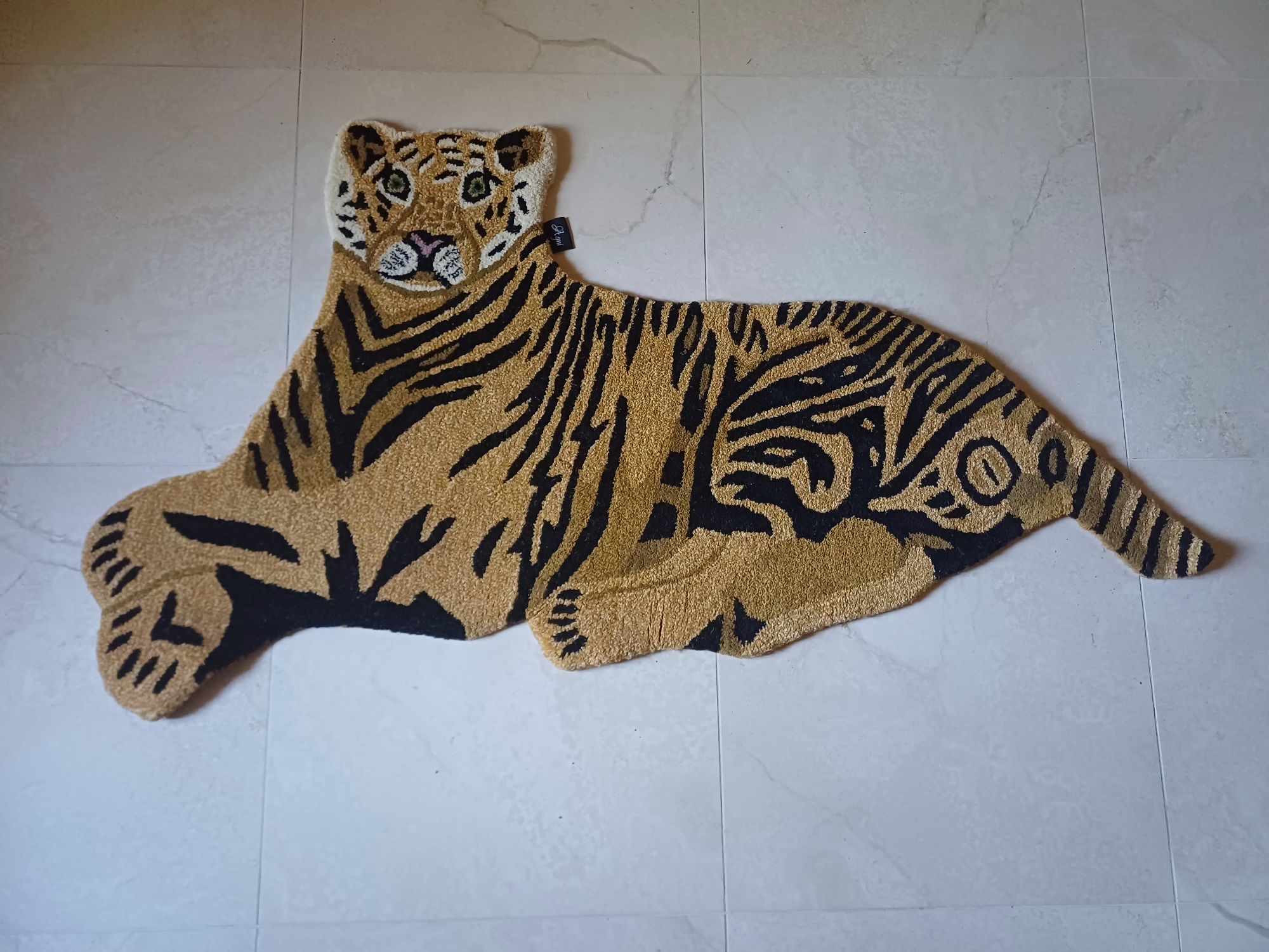 Dywan dywanik 100% wełniany Tygrys Tiger Rug by Agni