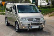 Volkswagen Caravelle T5 2.5 TDI R5 174Ps 8-osób manual Rury Navi Klima na tył Alu 17 HAK