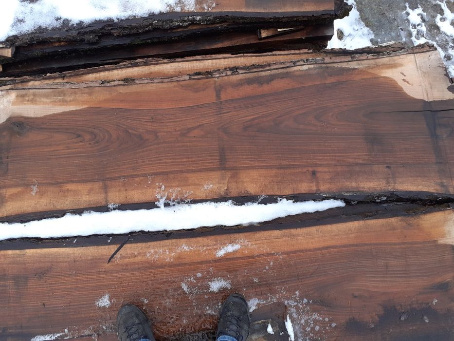 Дошка суха дуб 30,50мм, горіх 60, 30мм, слеб