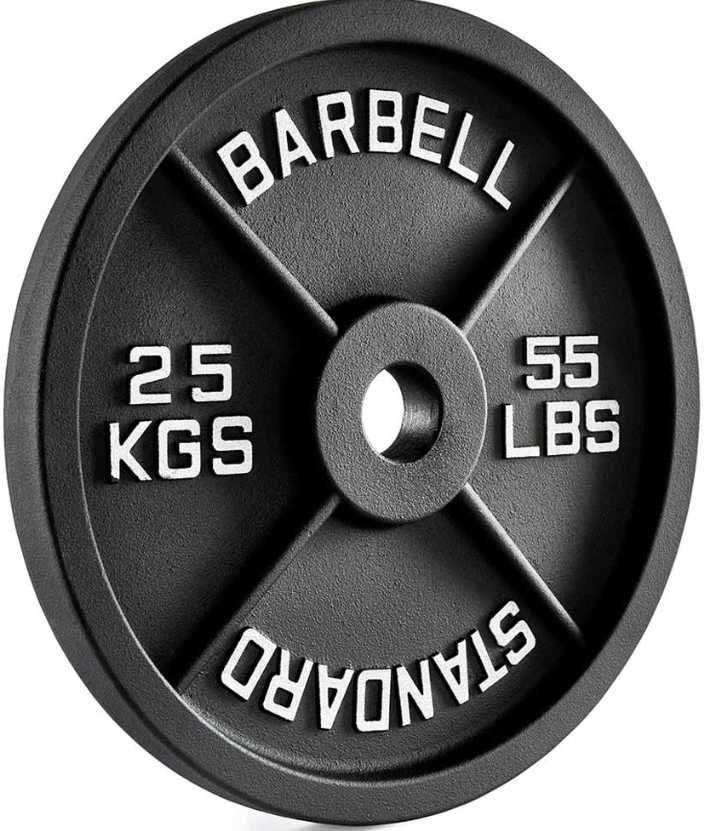 Obciążenie Olimpijskie żeliwne Barbell Standard 2x 25kg 51mm