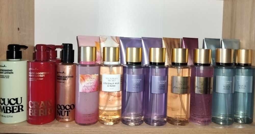 Victoriassecret місти та лосьйони