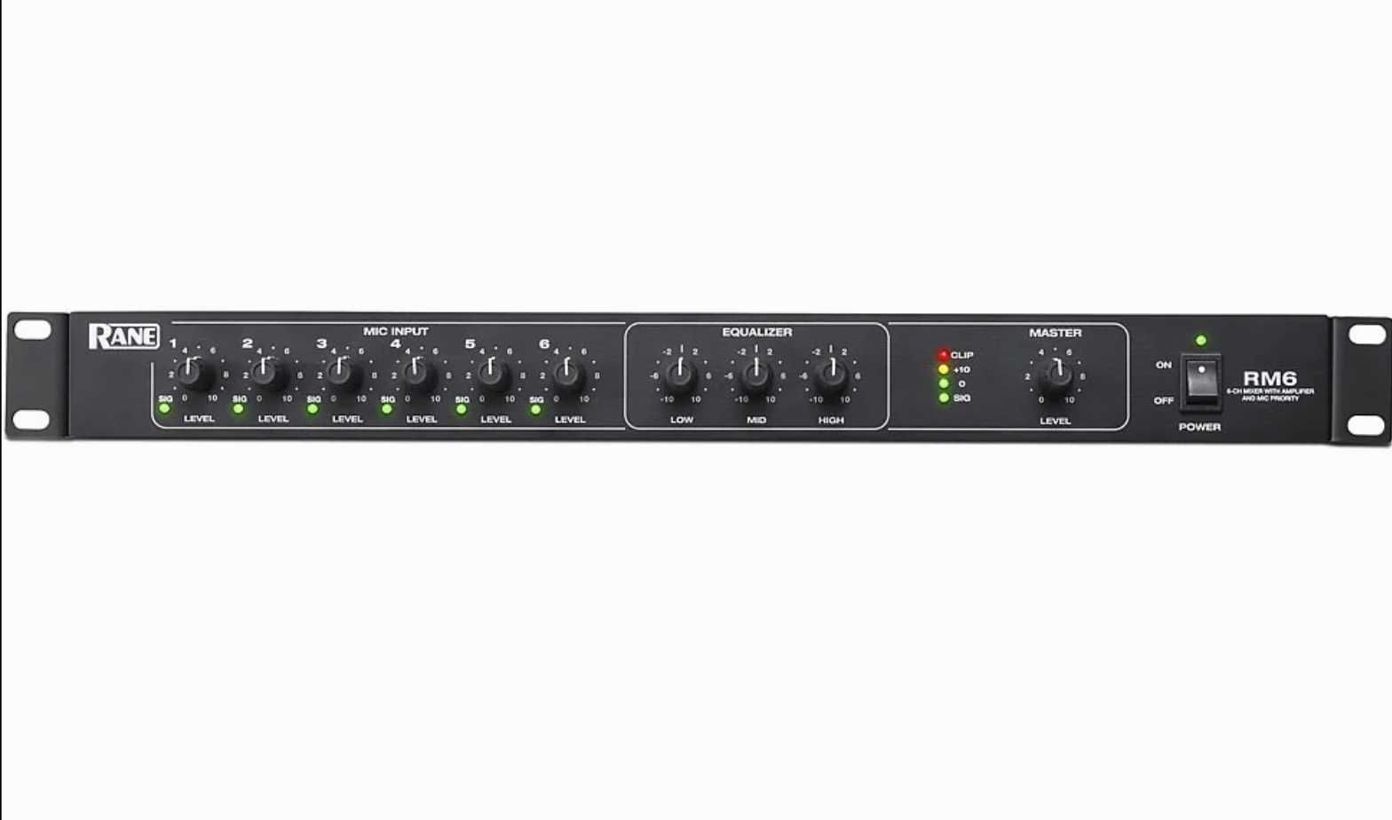Mixer e amplificador RANE RM6