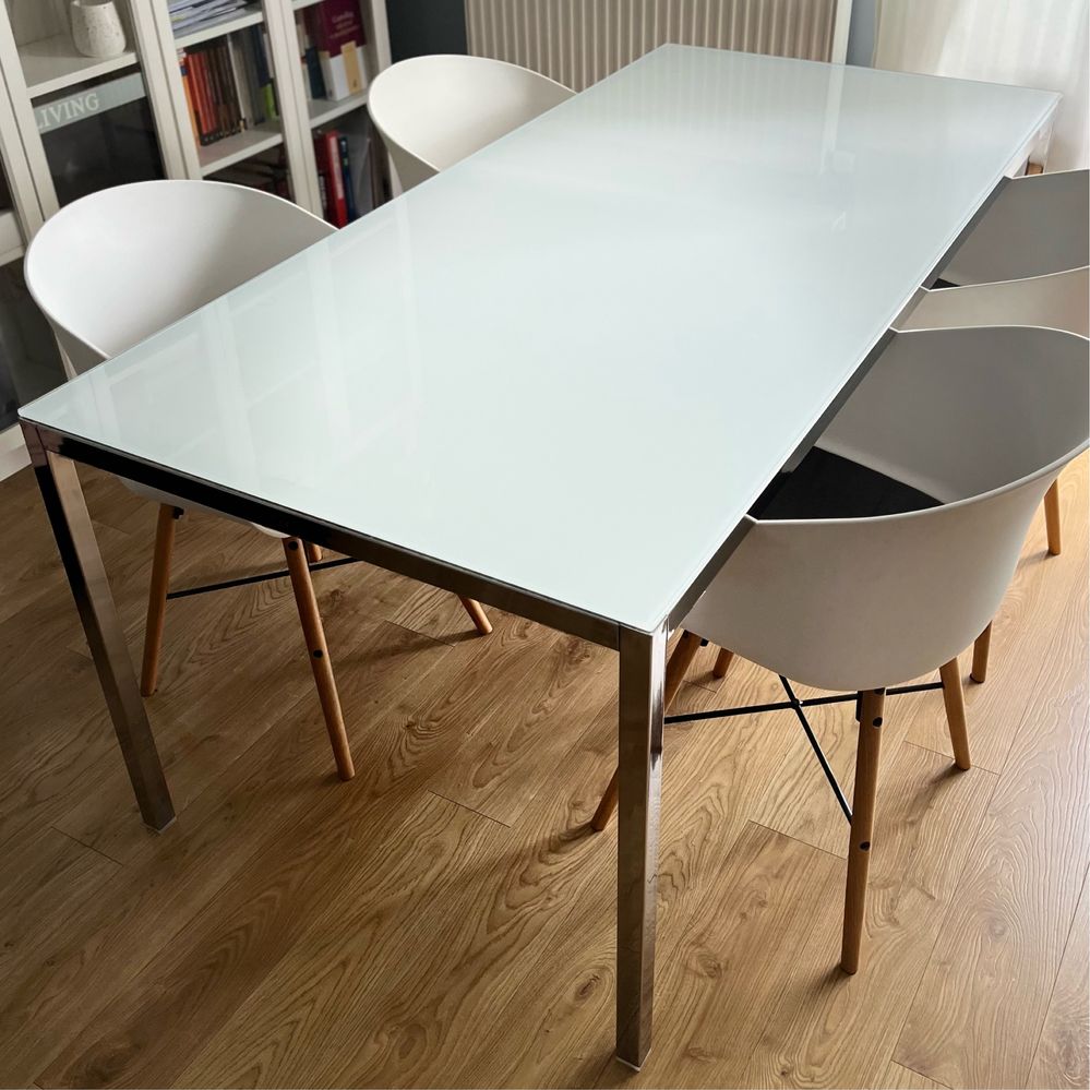 Szklany stół Torsby z IKEA 185x85x75