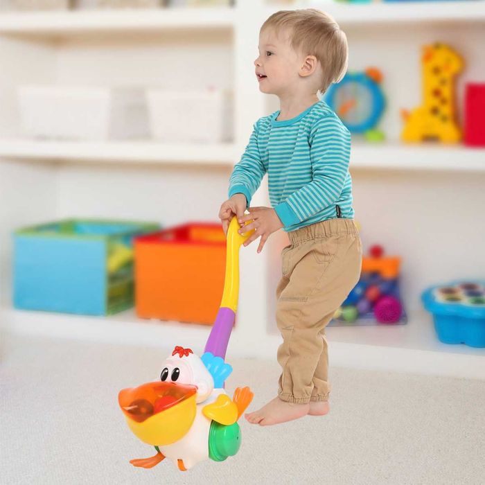 Каталка Пеликан-Затейник 054916 Kiddieland,KIDDI SMART,укр, 2 типа цен