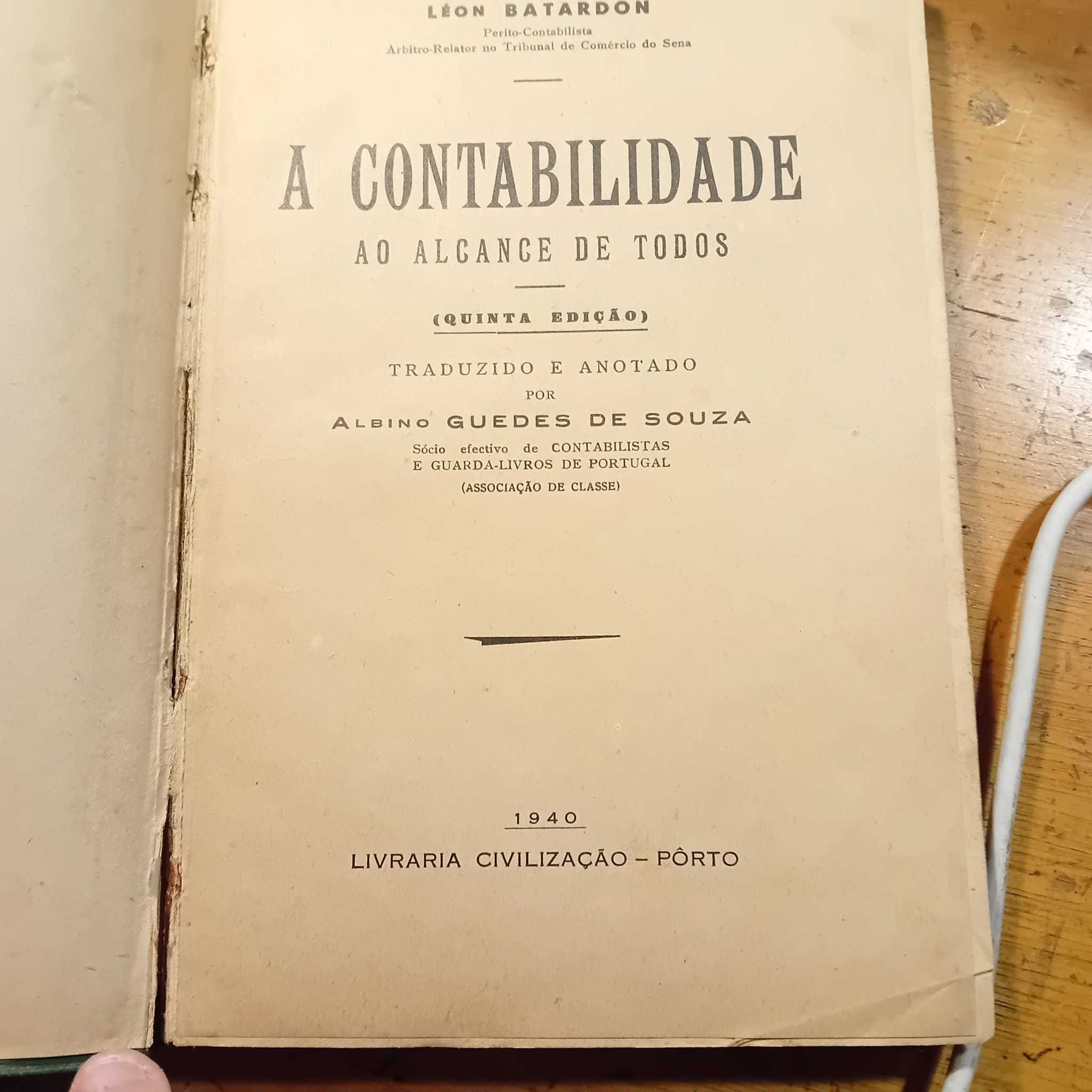 L. Batardon, A contabilidade ao alcance de todos