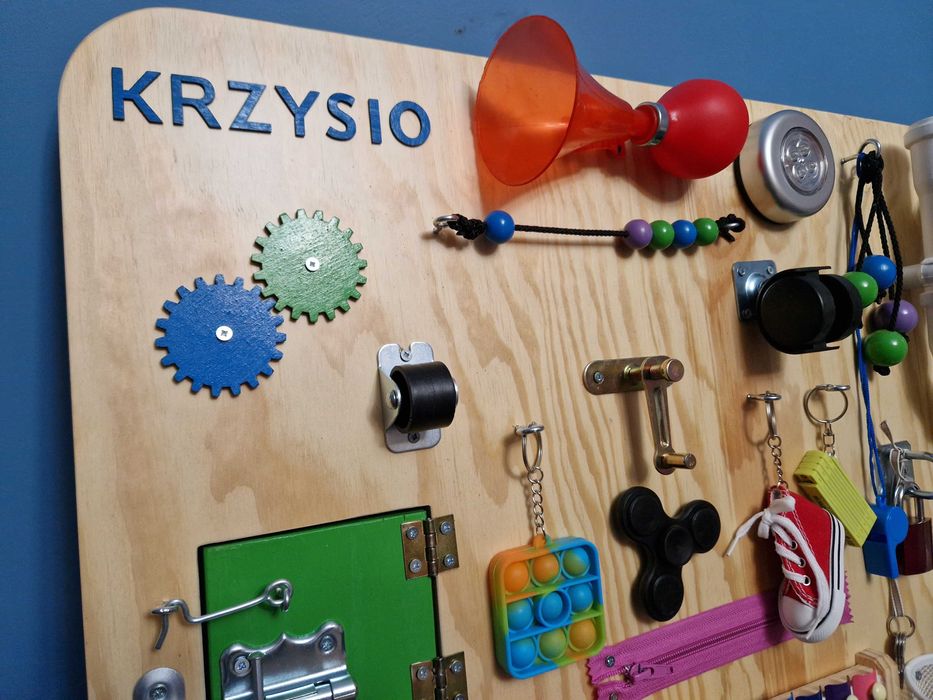 Tablica manipulacyjna sensoryczna XXL Psi Patrol + Imię Gratis!!!