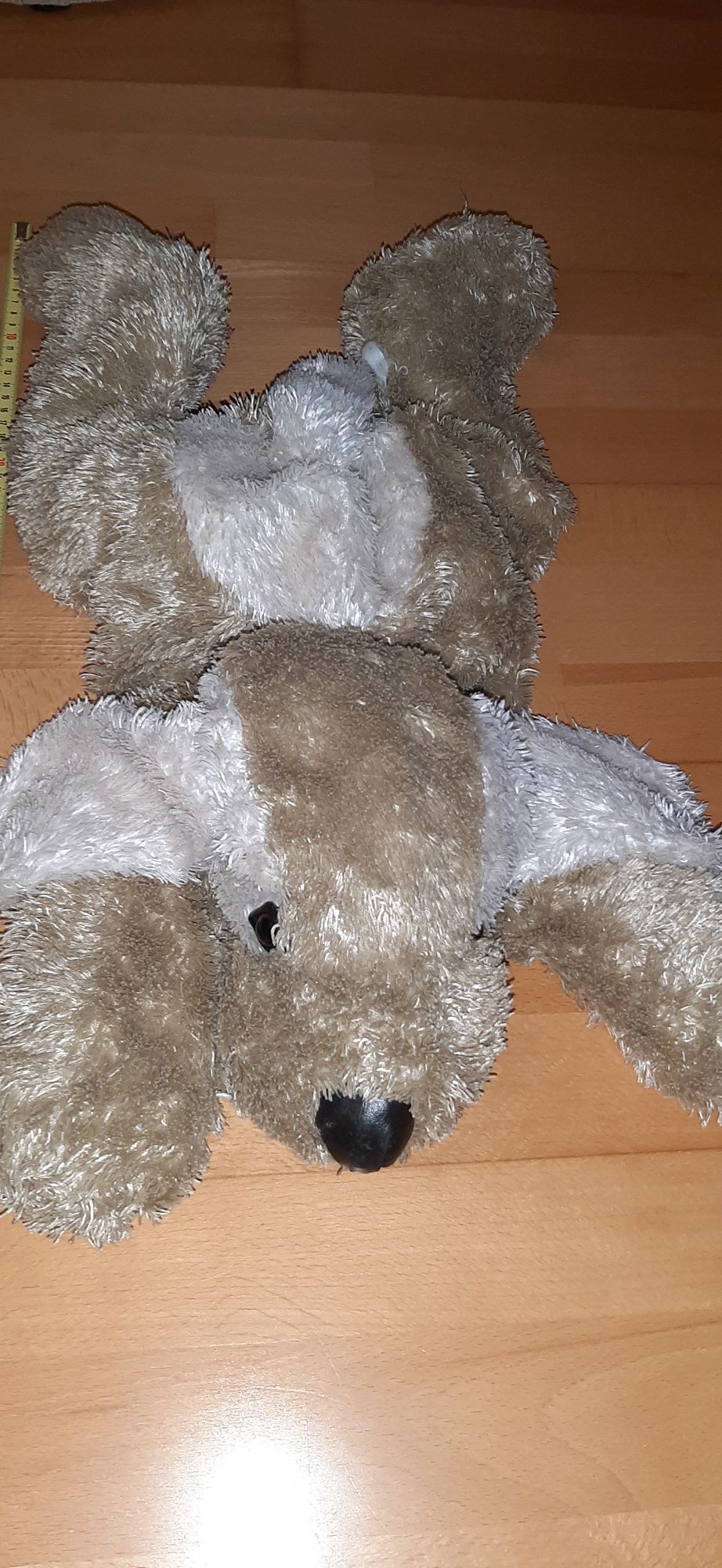 3 bonecos figuras de cães peluches