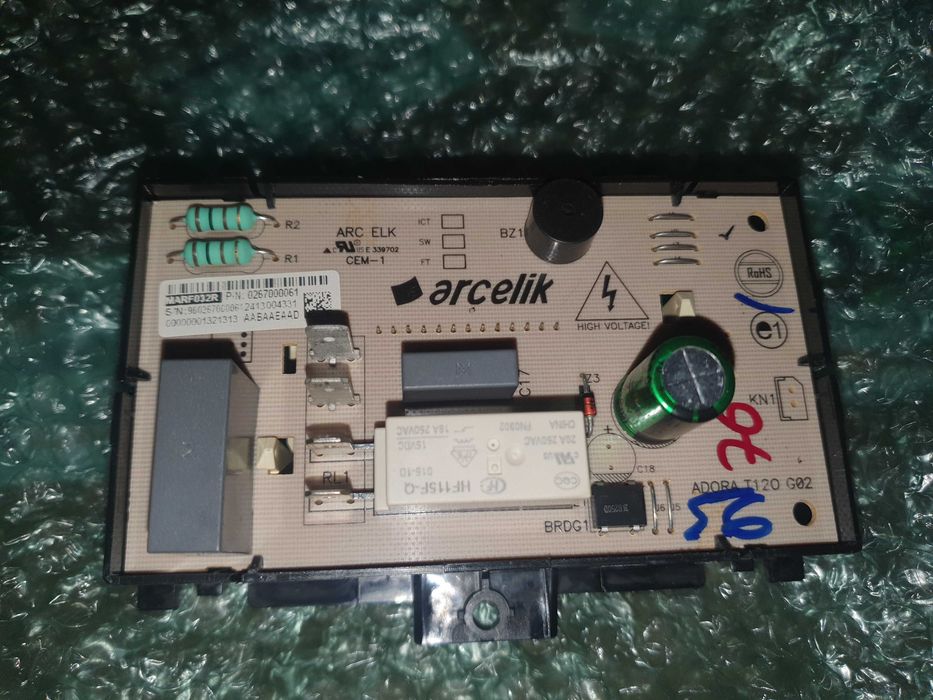 Relogio eletronico de potencia para forno BEKO ref B04_G02