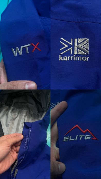 Куртка с мембраной Karrimor Hot Rock, размер S-M, gore tex, трекингова