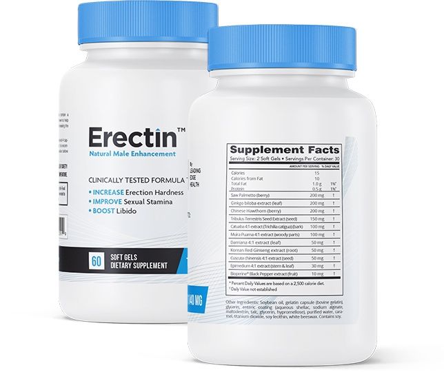 Erectin - кращий вибір для чоловічої сили/лібідо/потенції