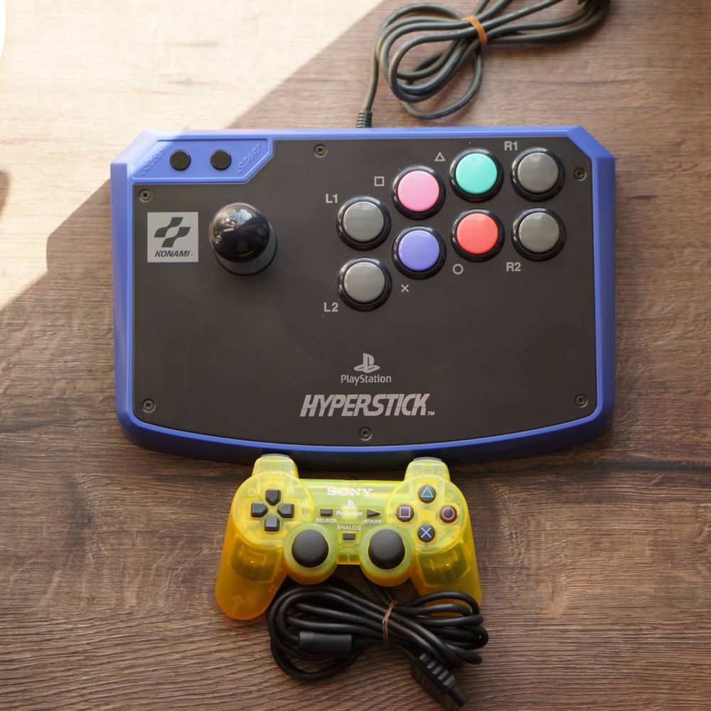 аркадний контролер Konami HyperStick для Sony PlayStation 1/2