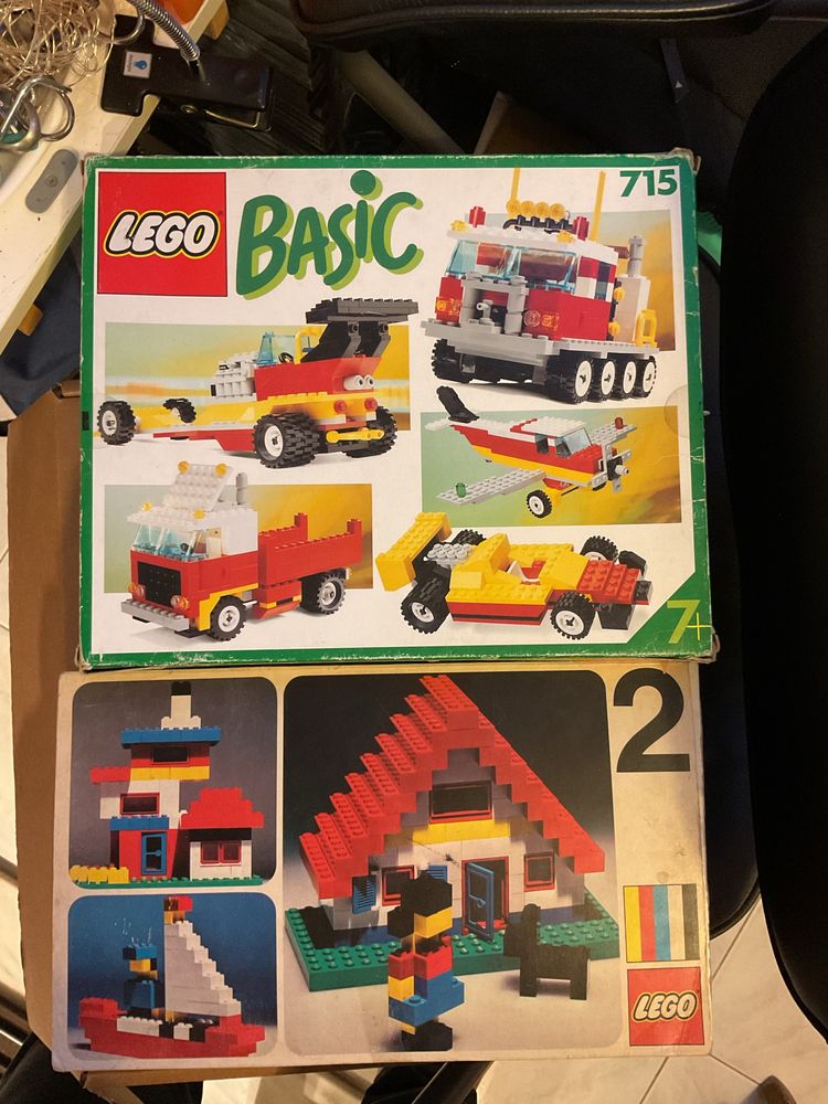 Caixas de Lego Basic e set antigo