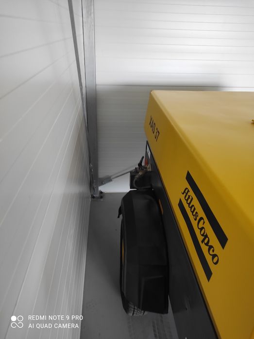 Sprężarka kompresor Atlas Copco xas 37 47 śrubowa silnik Kubota D905