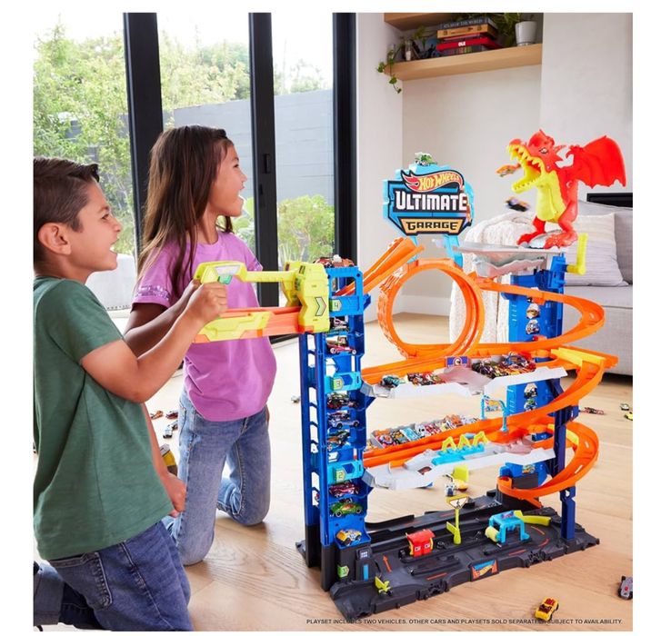 Трек hot wheels легендарний гараж