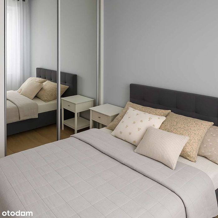 Mieszkanie dwupokojowe z dużym balkonem, 44 m2, ul. Godlewskiego