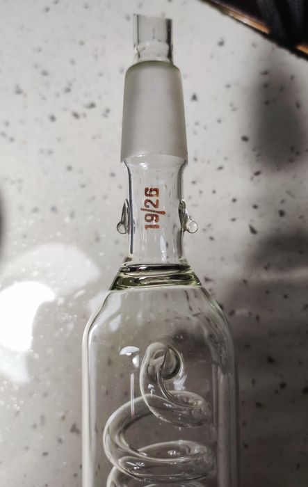 Лабораторная колба холодильник спиральная шариковая, химпосуда