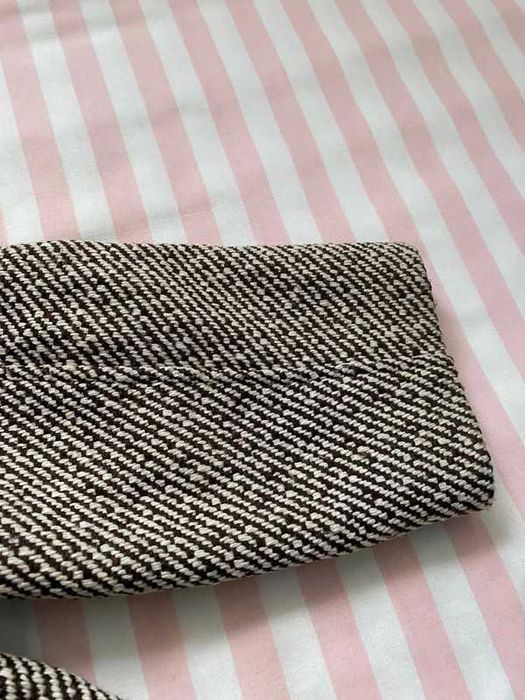 Beżowo-brązowy krótki płaszcz Private Member L/XL 40/42