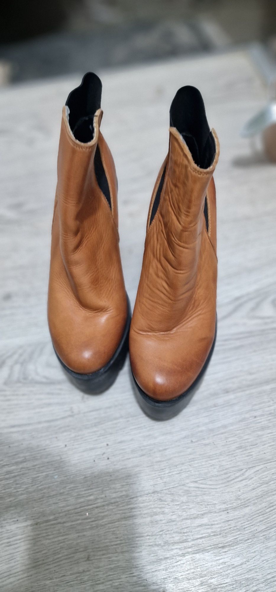 Botas de plataforma em couto seaside