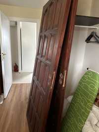 Drzwi wewnętrzne drewniane sosona, roz 80
