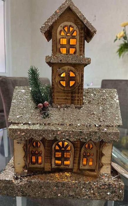 Casinha de Natal decorativa NOVA