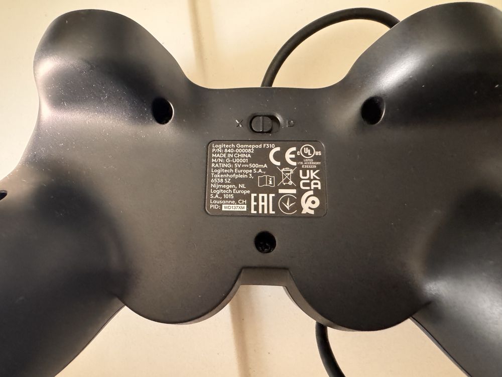 Comando Logitech F310
